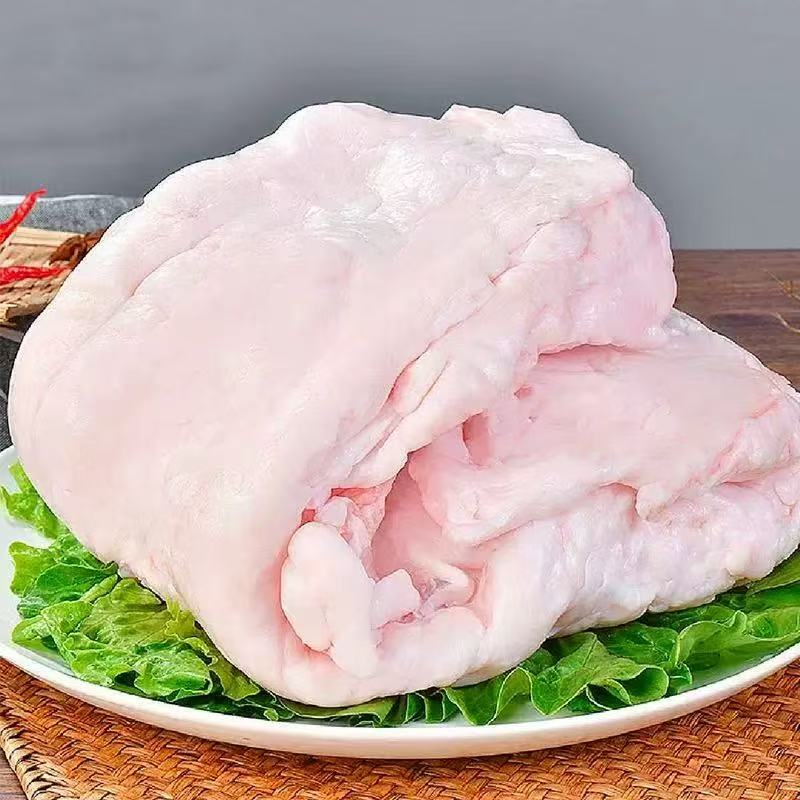 新鲜散养农家黑土猪肉鲜肉板-油