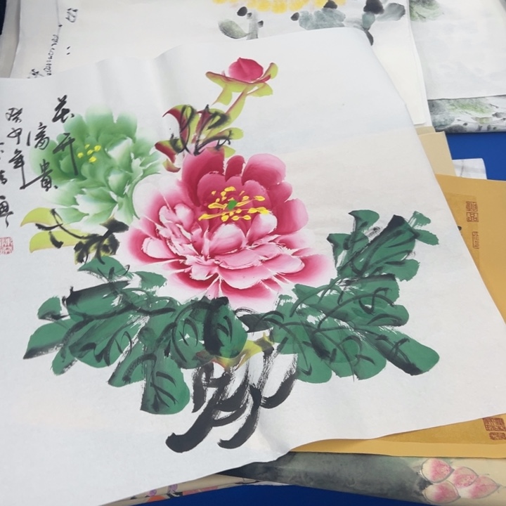 国画宣纸纯手绘字画