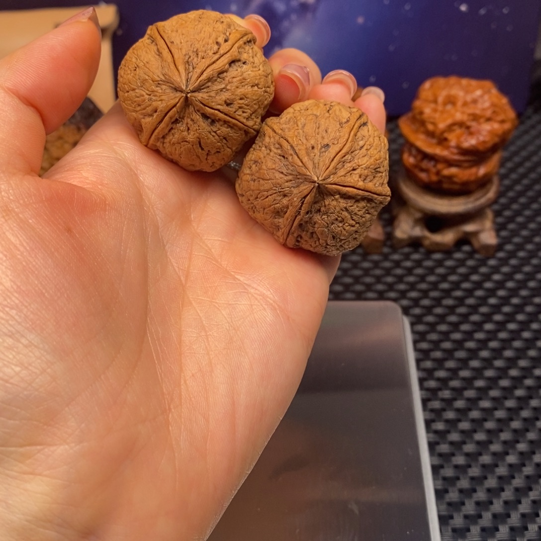 把件文玩核桃球四34.5尺