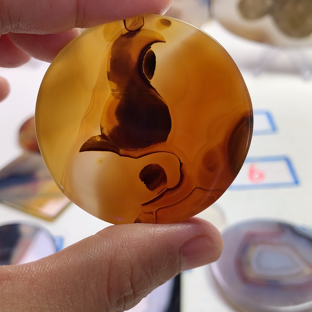 ￣***员未镶嵌玛瑙/玉髓珠宝半成品