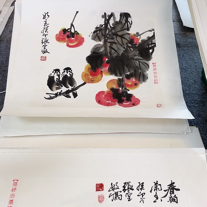 国画张圣敏先生纯手绘作品