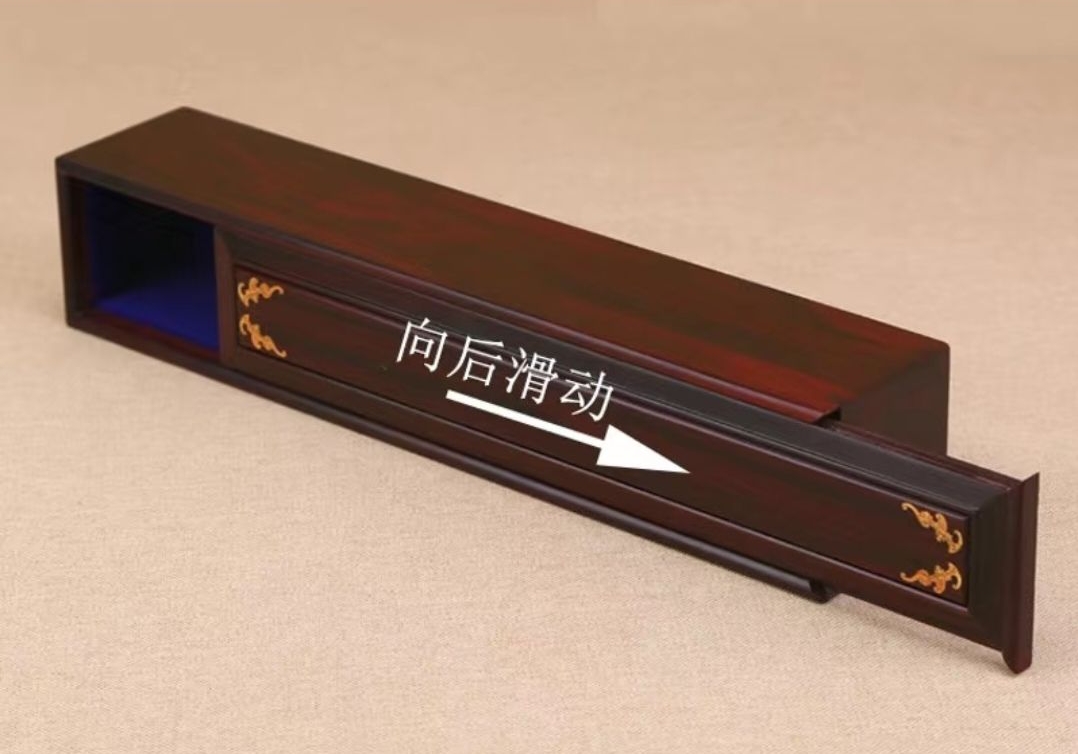 字画收藏盒长形包装木盒多种颜色可选