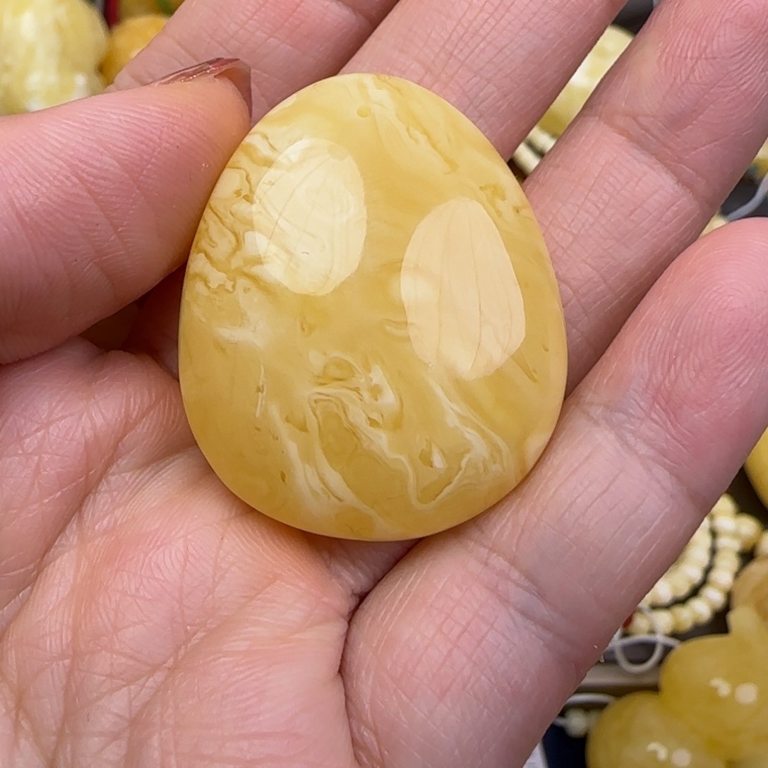 蜜蜡颈饰未镶嵌天然蜜蜡