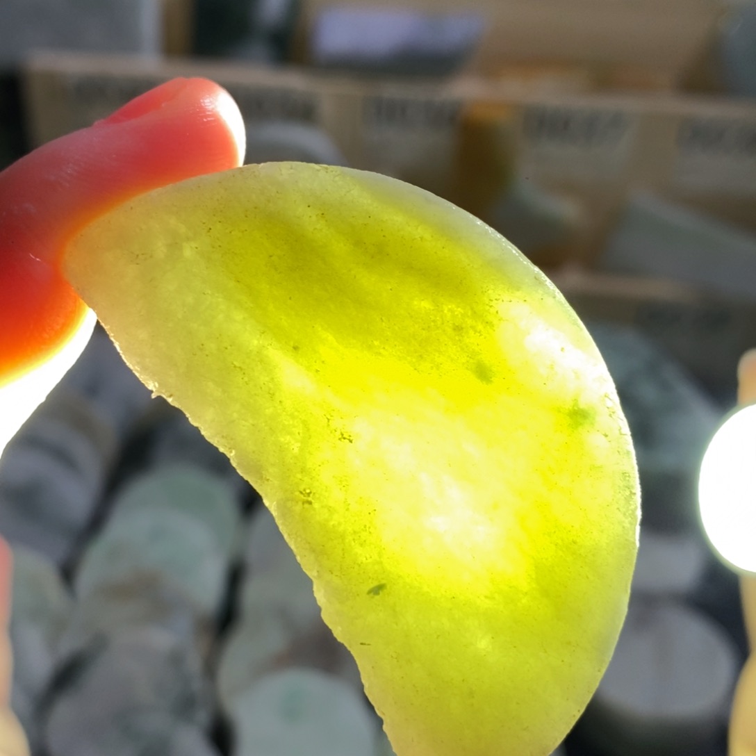 颈饰未镶嵌翡翠天然翡翠