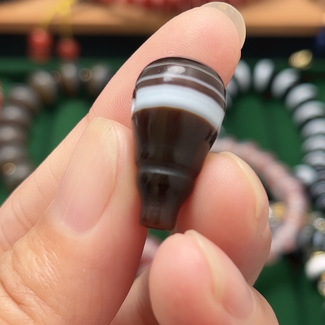 玛瑙/玉髓合金单珠