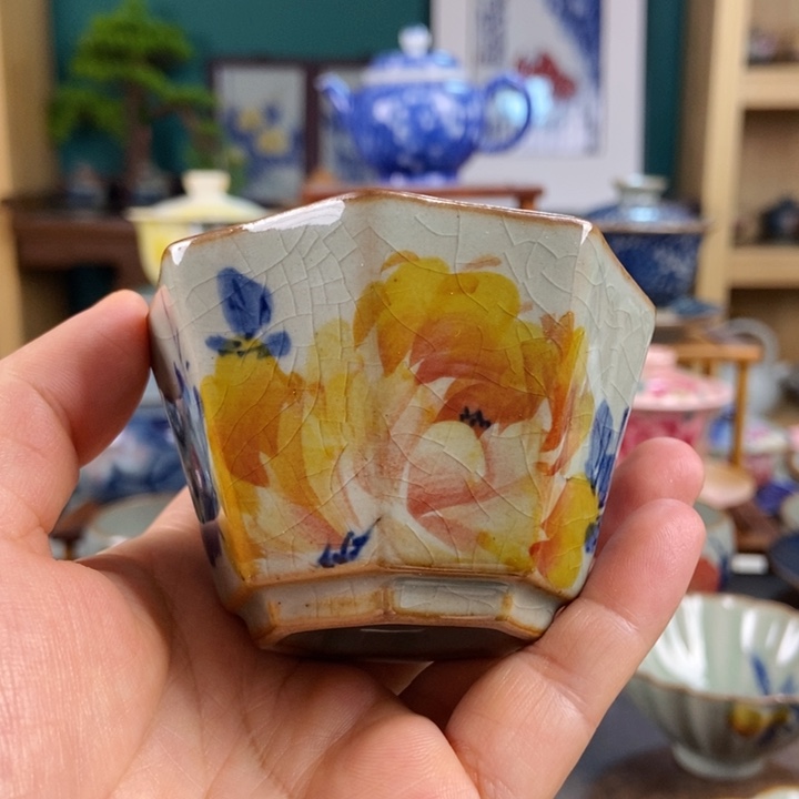 瓷片手工制作工艺精湛等特点