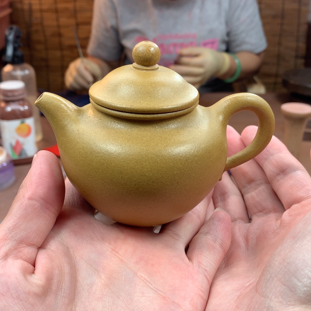 茶壶紫砂莲子 段泥 150cc