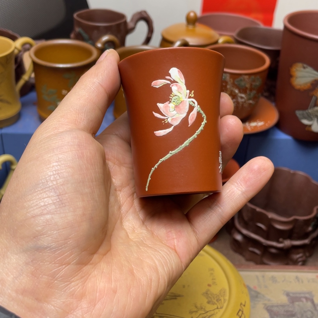 紫砂茶杯紫砂主人杯