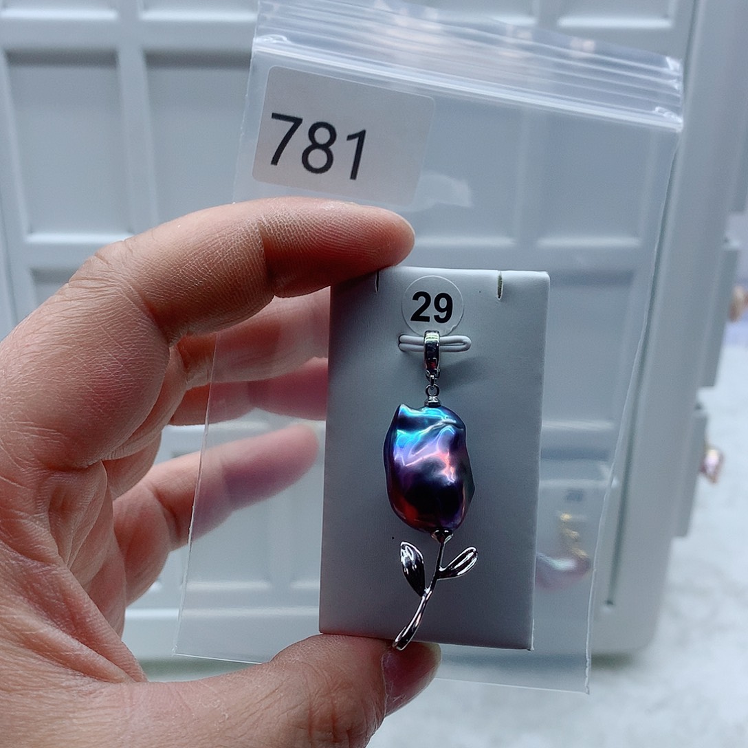 吊坠(不含链)合金淡水珍珠