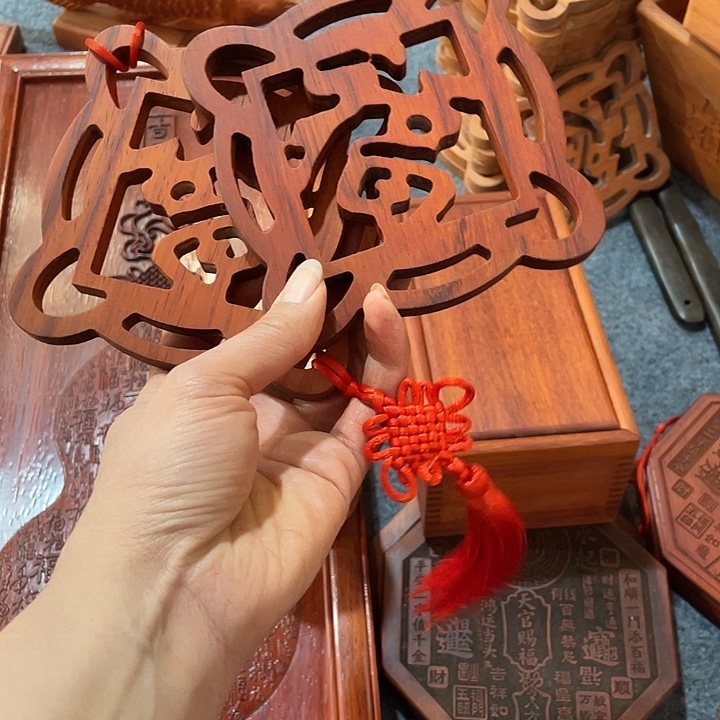 非洲紫檀（红花梨）福垫
