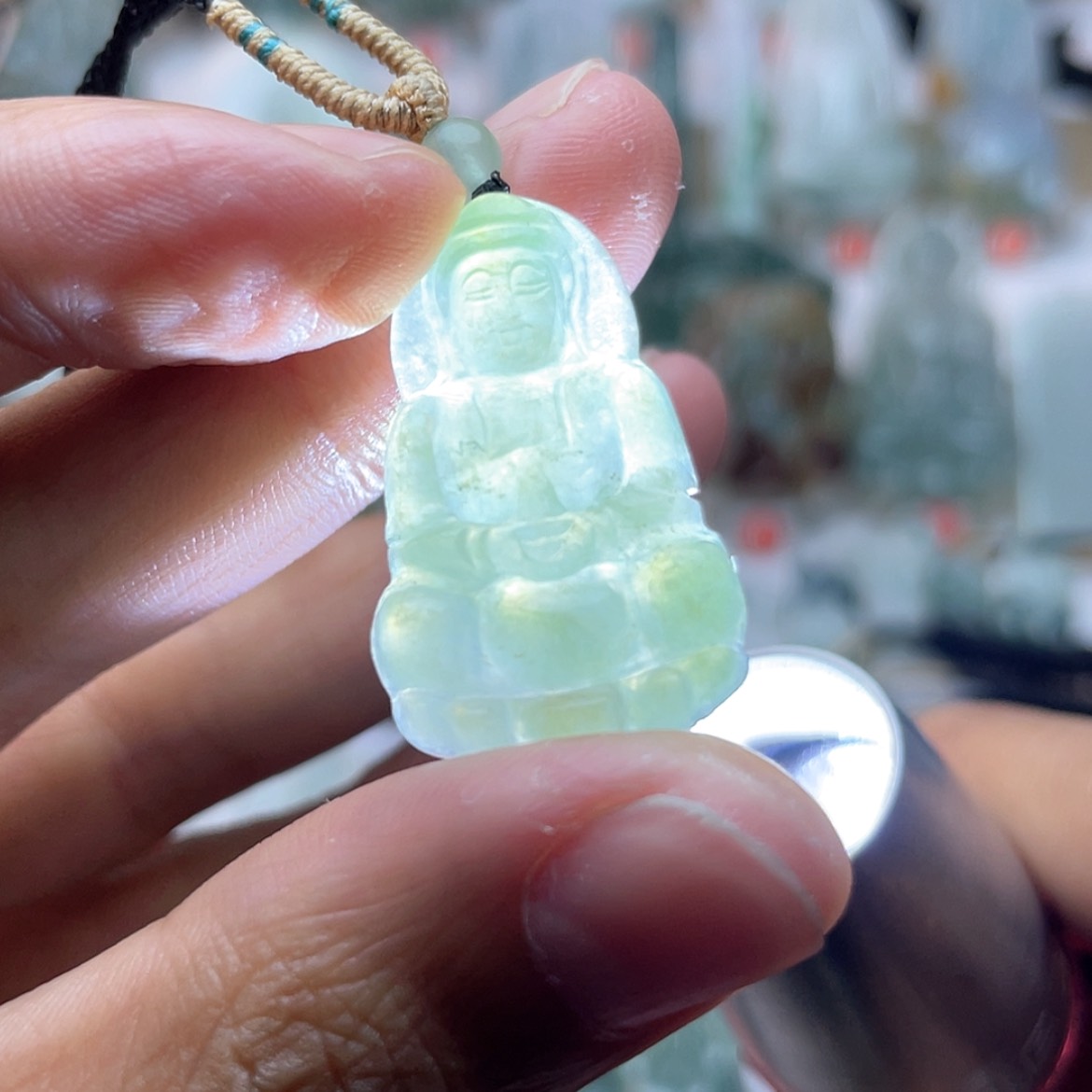 【闪购商品】颈饰未镶嵌翡翠观音