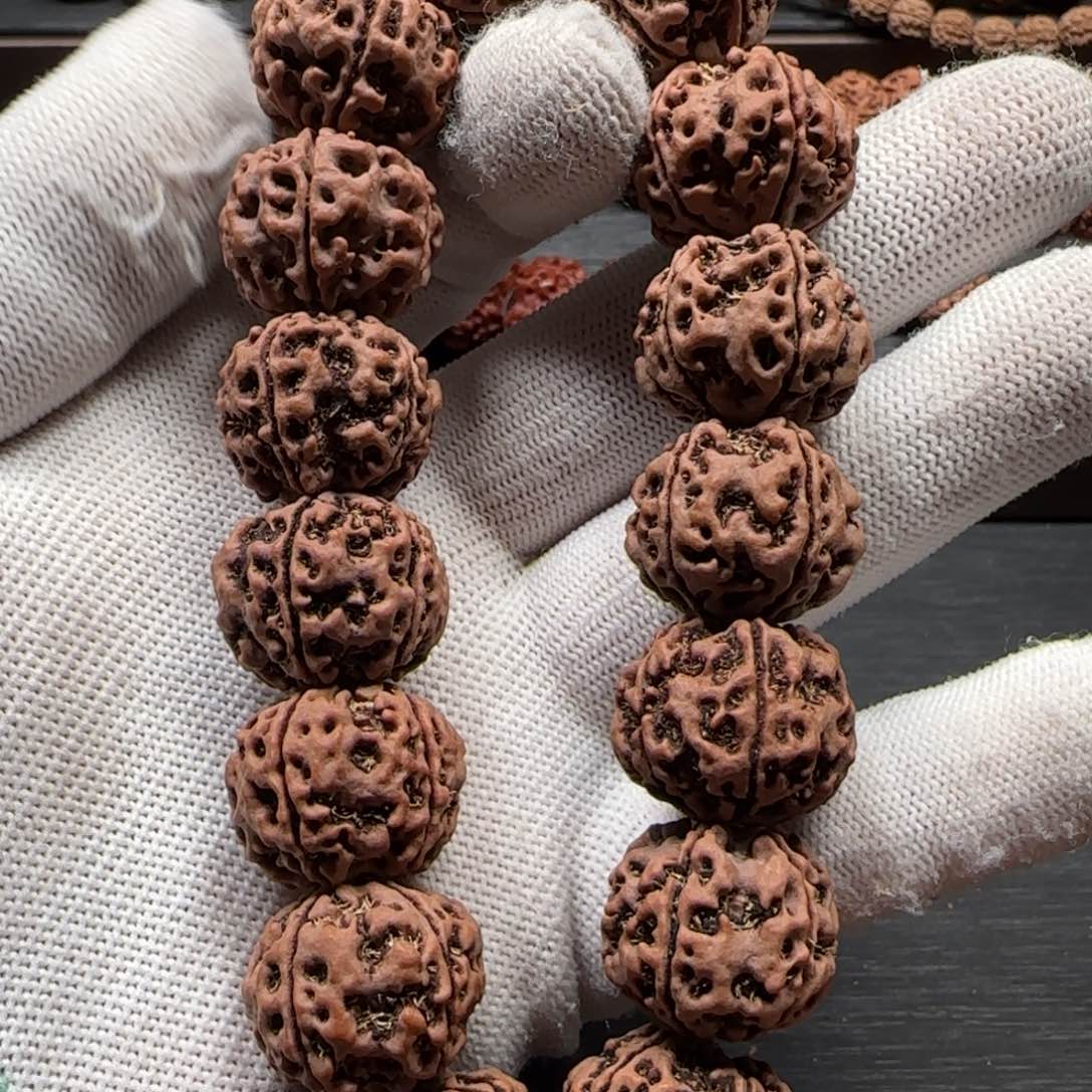 金刚菩提吊坠21mm五星蜂窝双龙