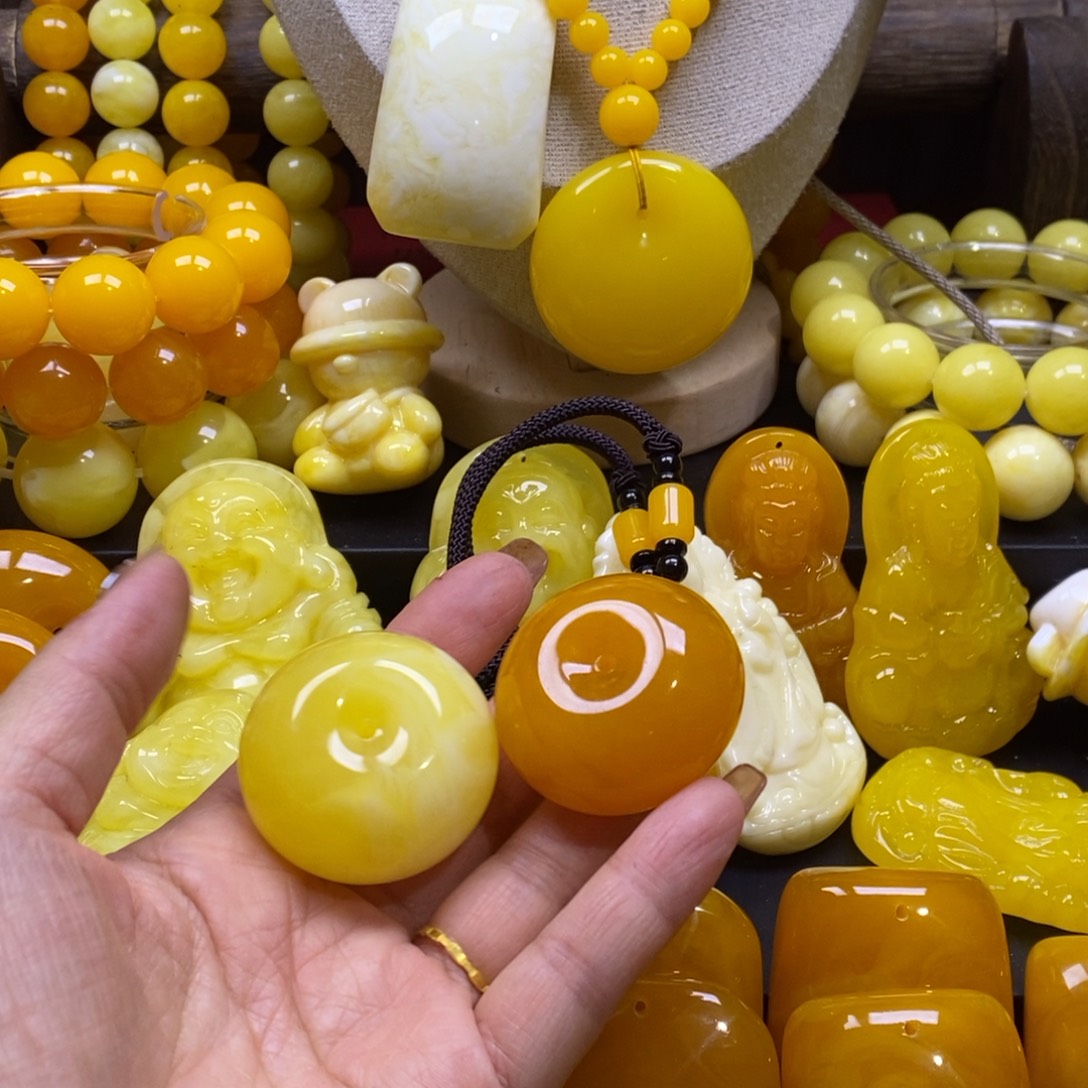 犹***航非金属百花蜜➕老腊平安扣