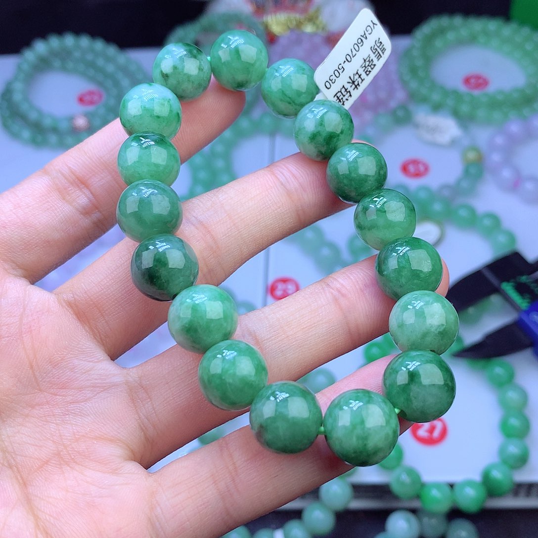 翡翠未镶嵌毛衣链