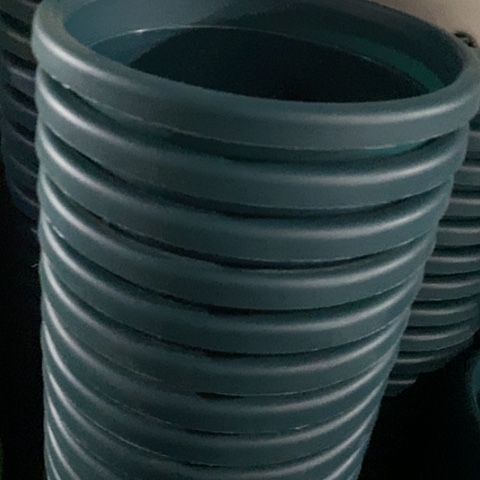 树脂四季3号藏青无托10个