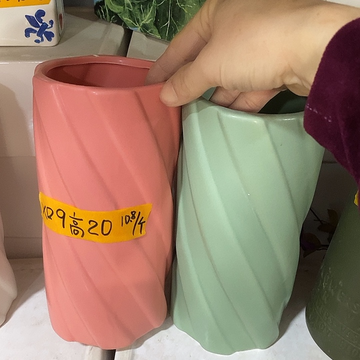 陶盆有孔 瑕疵针孔漏釉介意勿拍外口 9外高20