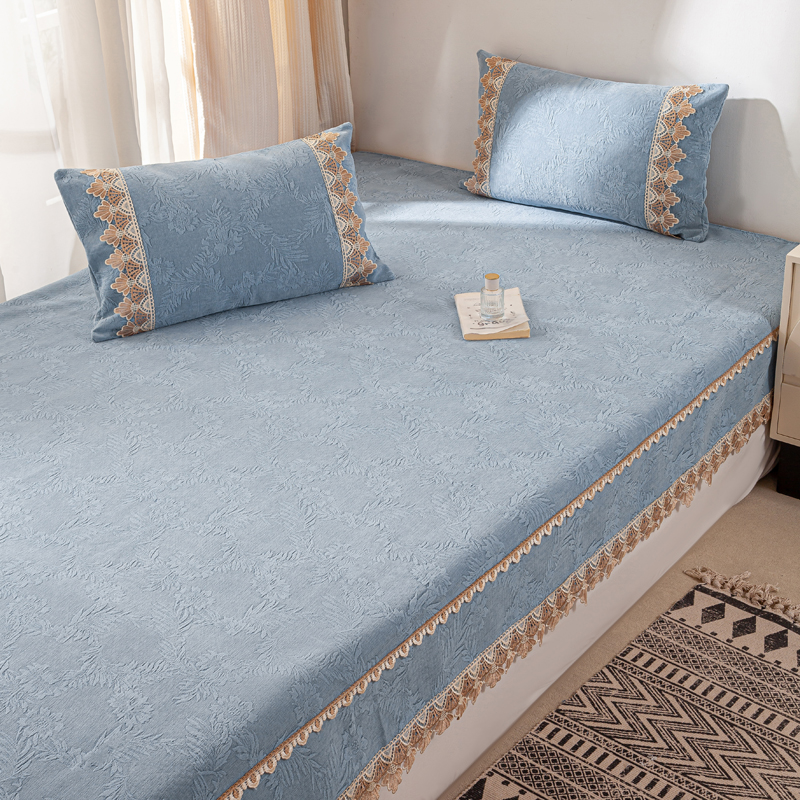 暖木杨 清库存（繁花似锦）四季可用高端雪尼尔床盖可定制不同尺寸