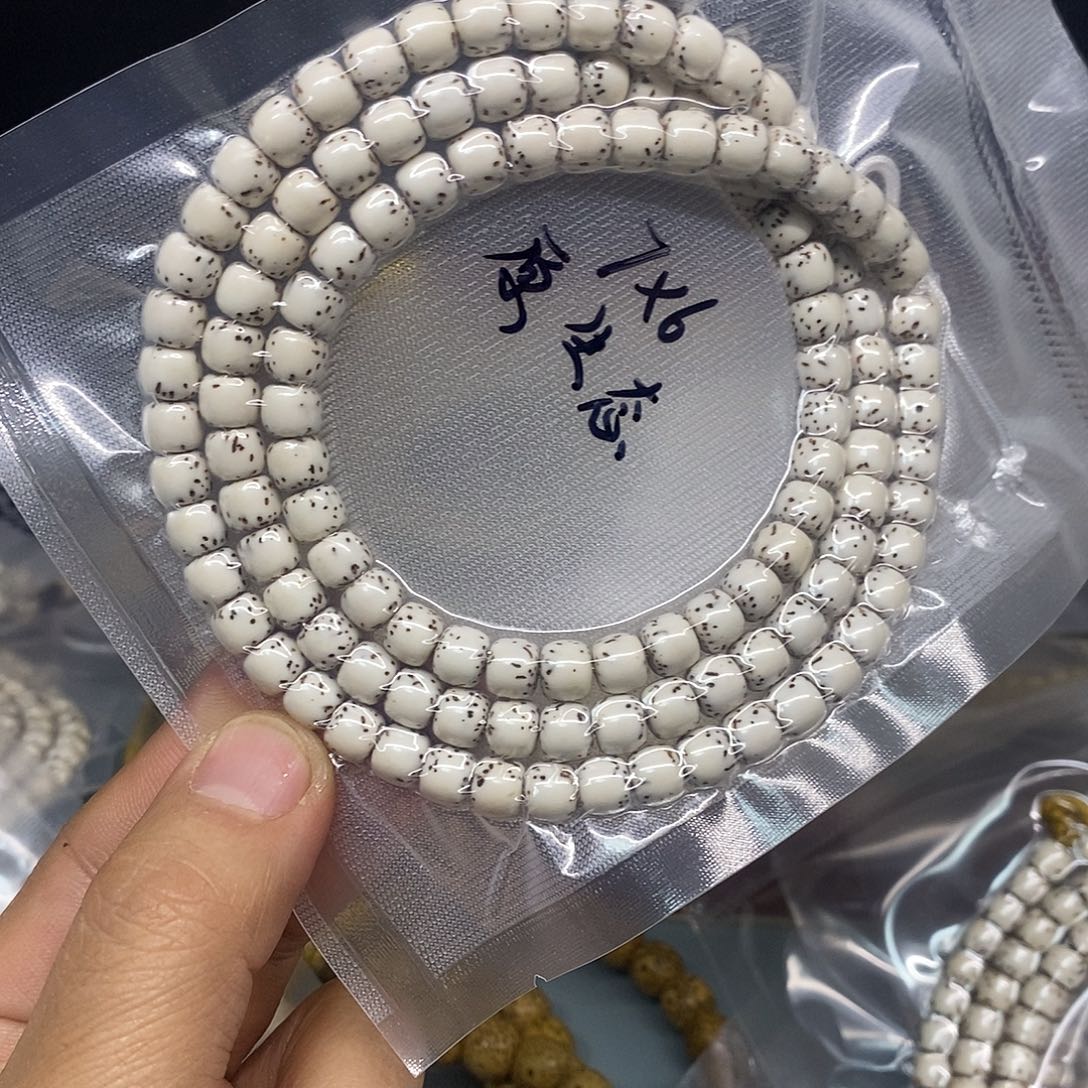 星月菩提手串76半壁留白108