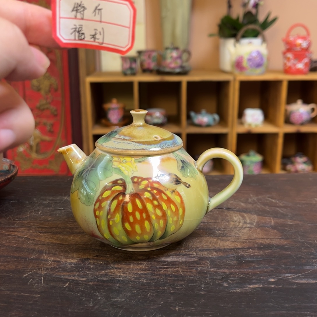 柴烧手工手绘陶瓷