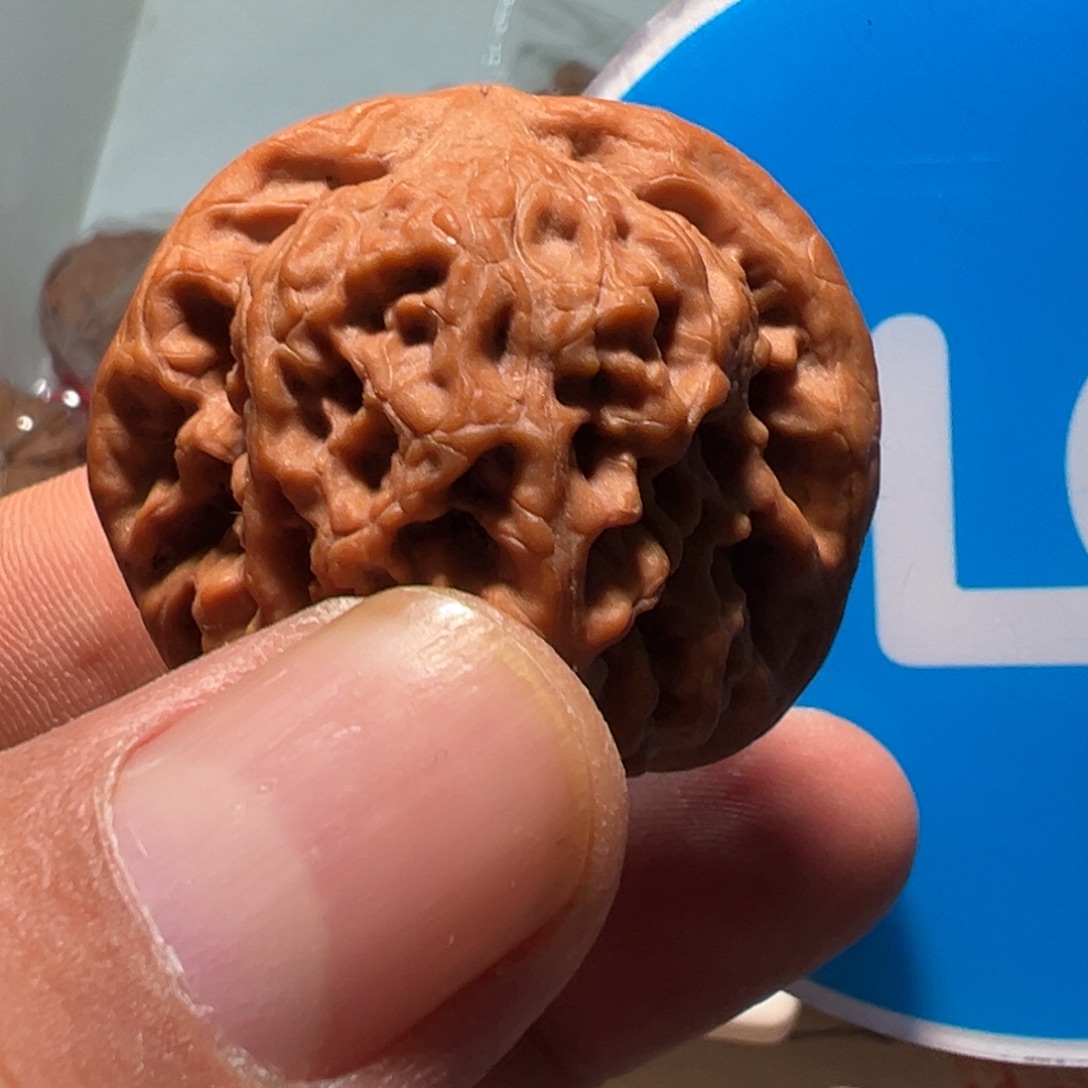 k***g文玩核桃，蓝色05号