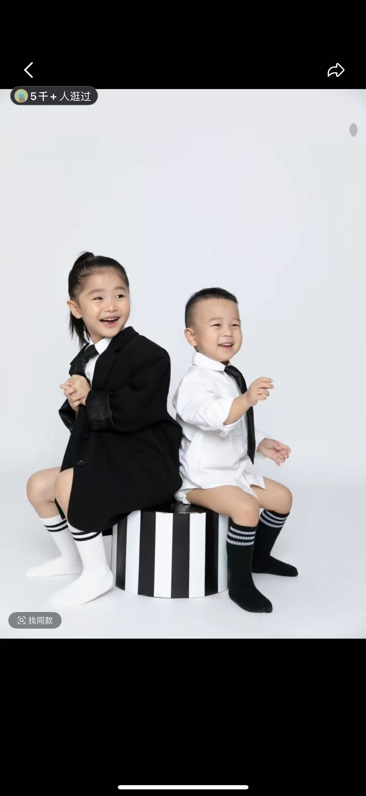 崽仔婴童店爬服大G羊羔加绒外套