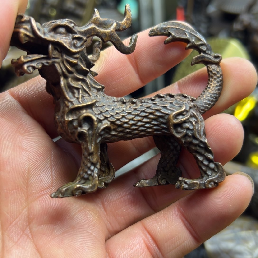 铜摆件欢迎欢迎你