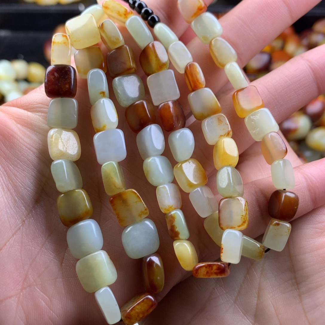 和田玉未镶嵌手链