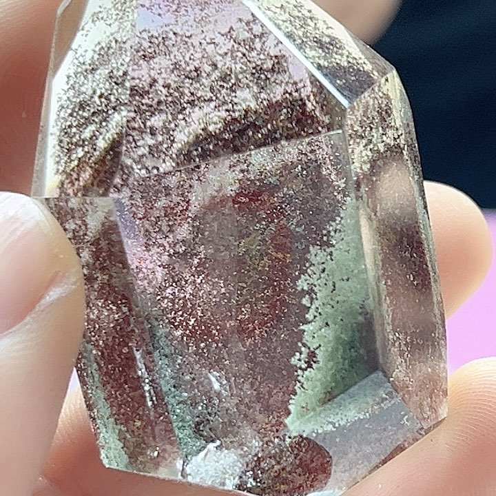 水晶天然水晶绿幽灵未镶嵌