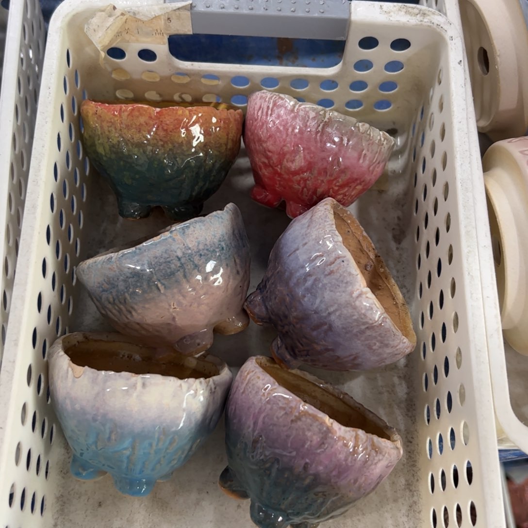 陶瓷多肉小花盆@@3