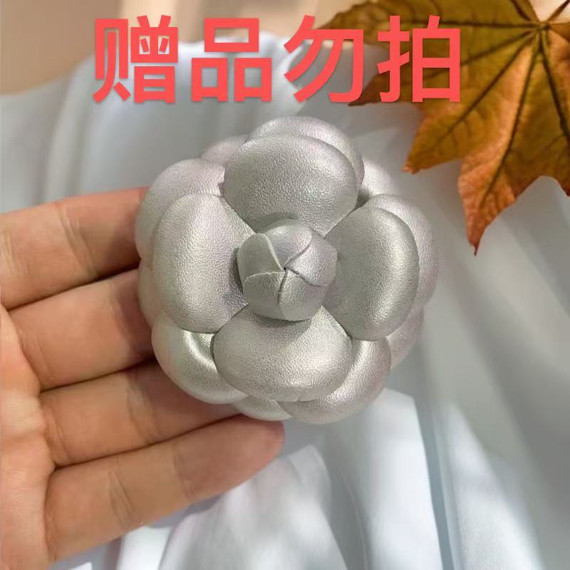 非金属布艺胸针 6cm纯手工制作小香风（山茶花）胸针小众设计精致