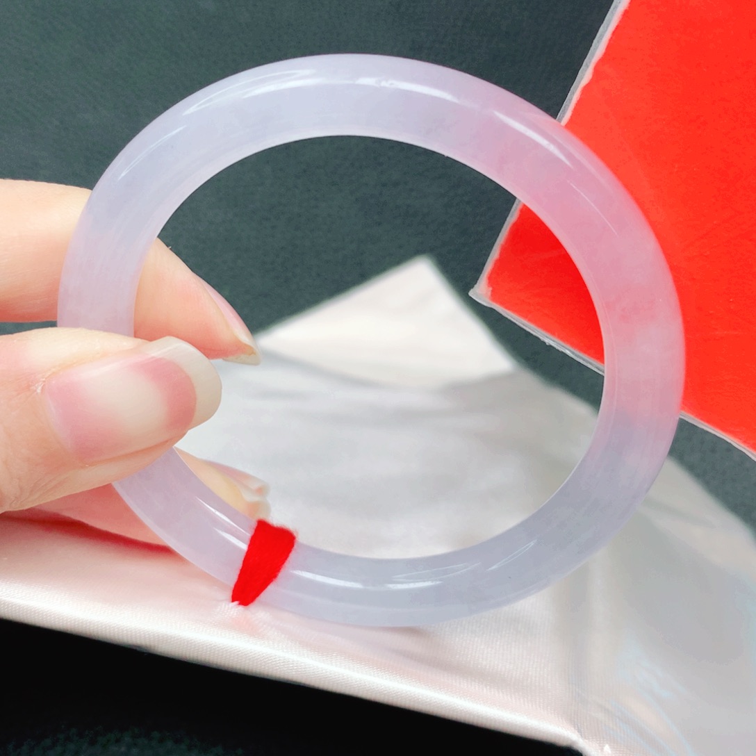 翡翠未镶嵌手镯50圈