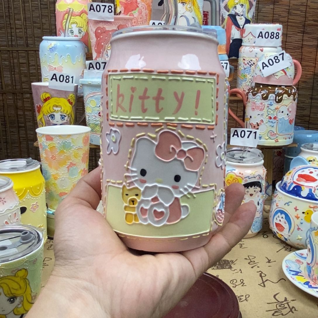 杯子景德镇陶瓷可爱杯