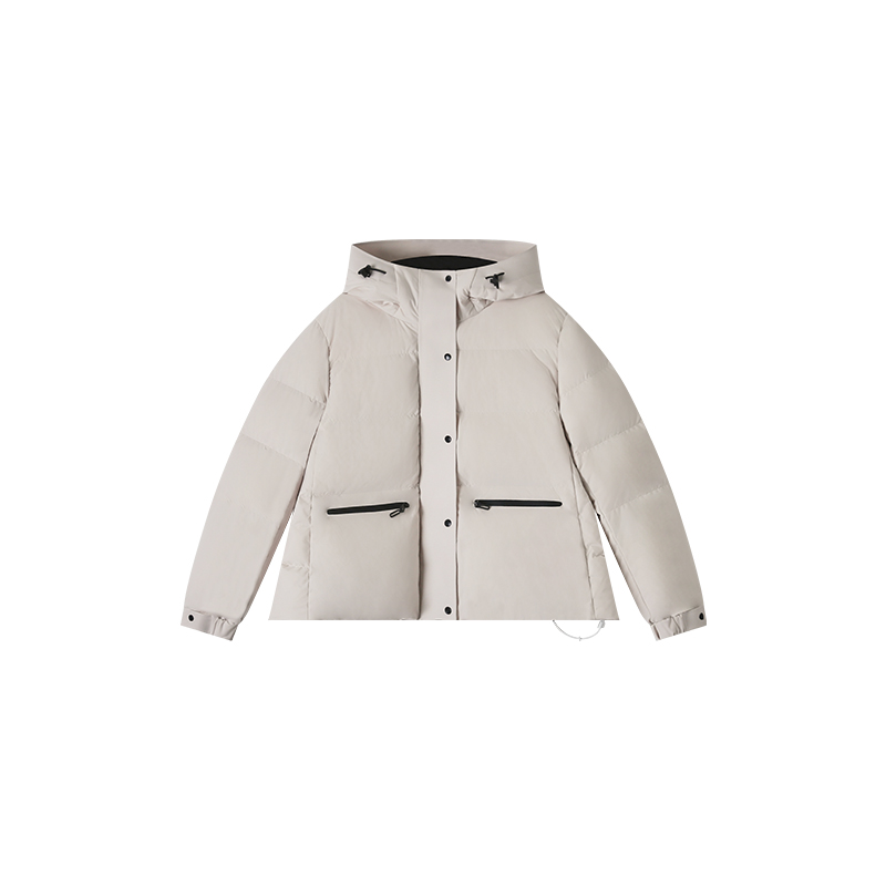 张贝贝 日本东丽四面弹 90白鸭绒 防风安心羽绒服