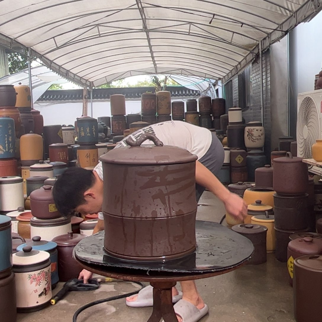 紫砂茶叶罐8 饼茶叶罐