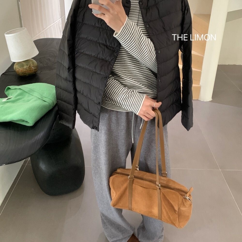 (排骨羊毛服)短款时尚韩版秋冬保暖圆领百搭纯色