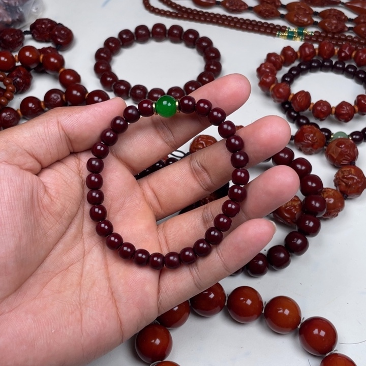 核桃手串/手链一****.28颗8mm