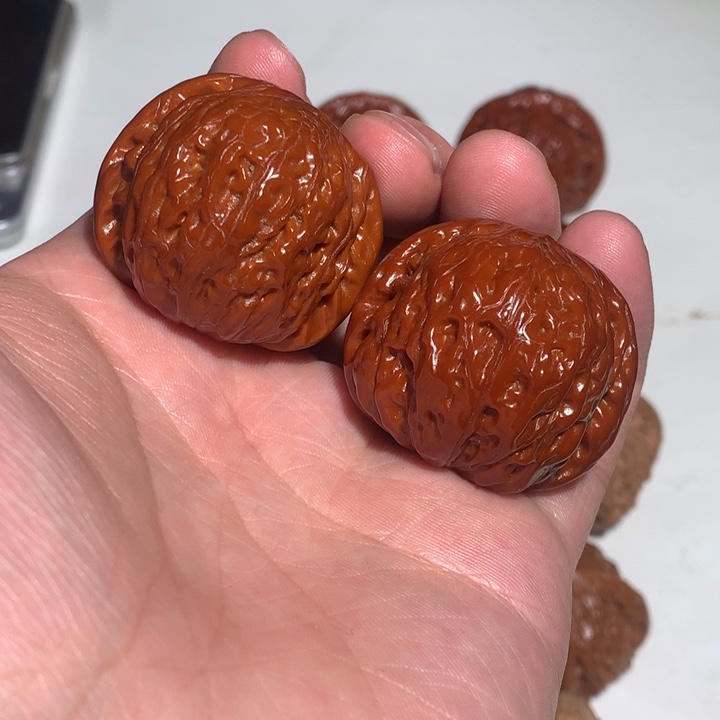 文玩核桃把件铁锤妹妹38.10色差