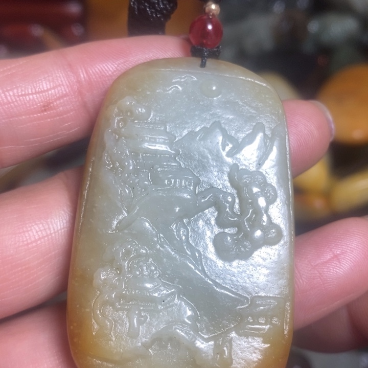 和田玉挂件未镶嵌