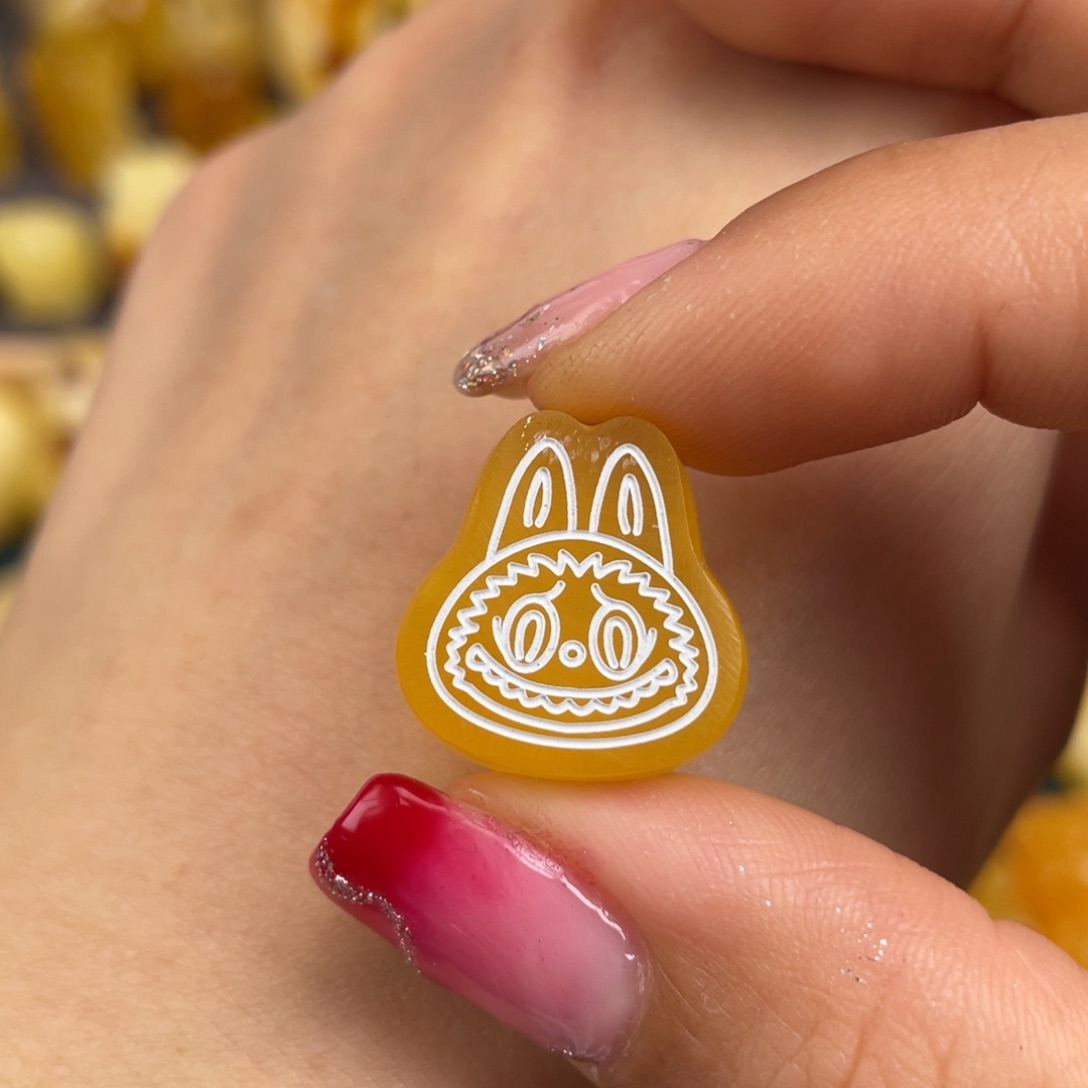 琥珀裸石未镶嵌蜜蜡