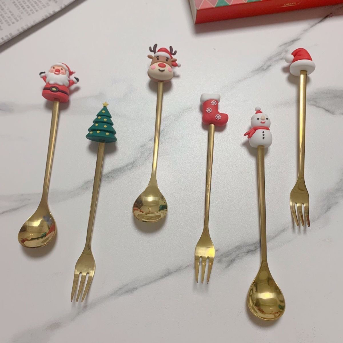 3255 圣诞节勺子餐具【以主播介绍为主】