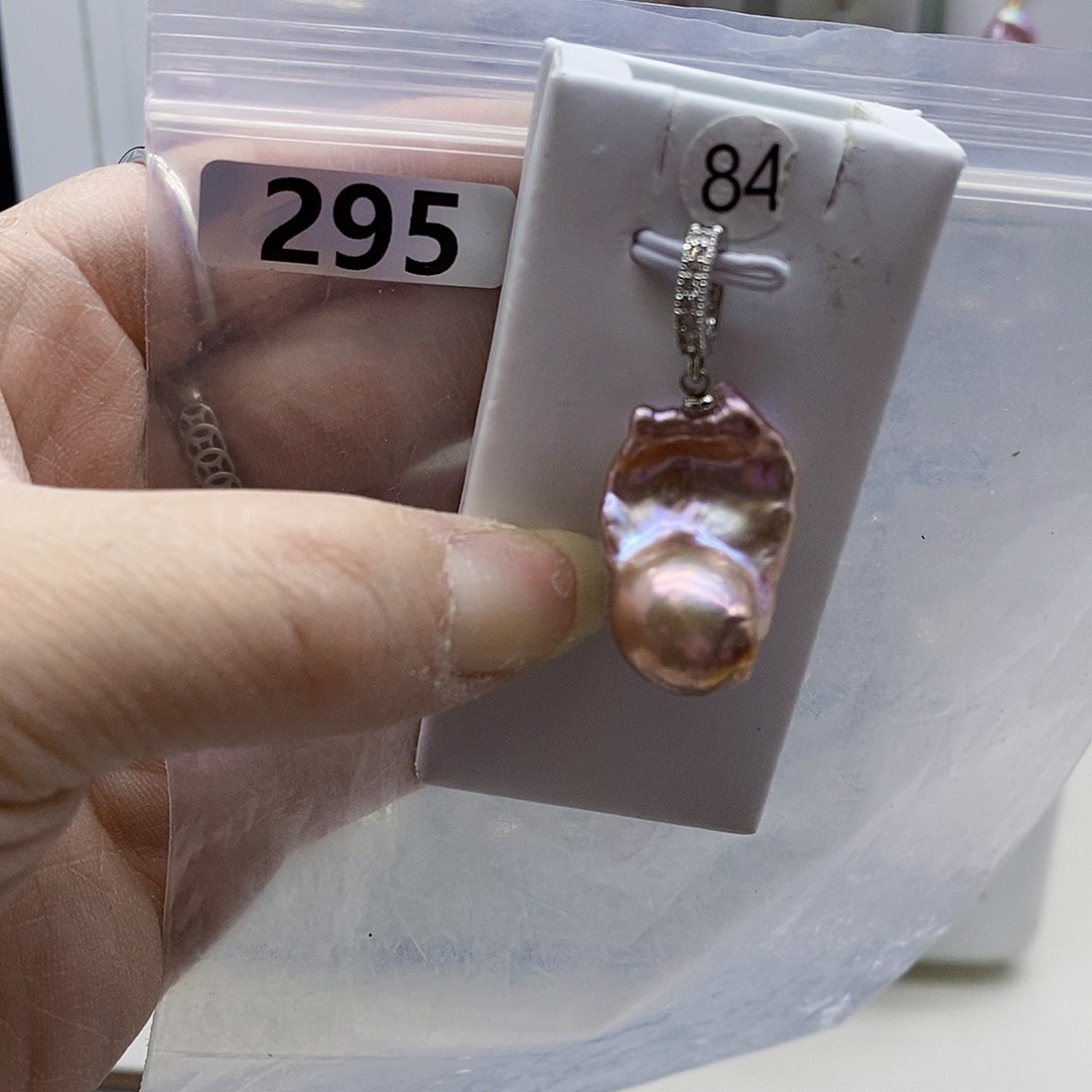 颈饰合金淡水珍珠