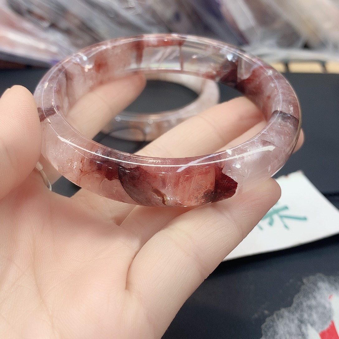 水晶手镯未镶嵌586（瑕疵5859