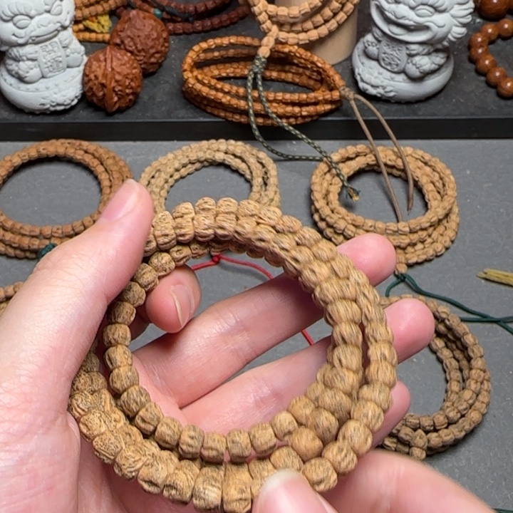 白***六柏香籽/百香籽手串脏串鬼坑