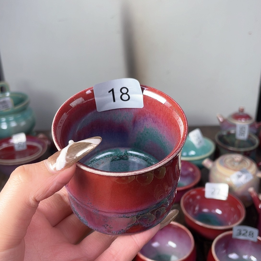 摆件钧瓷窑变精品摆件