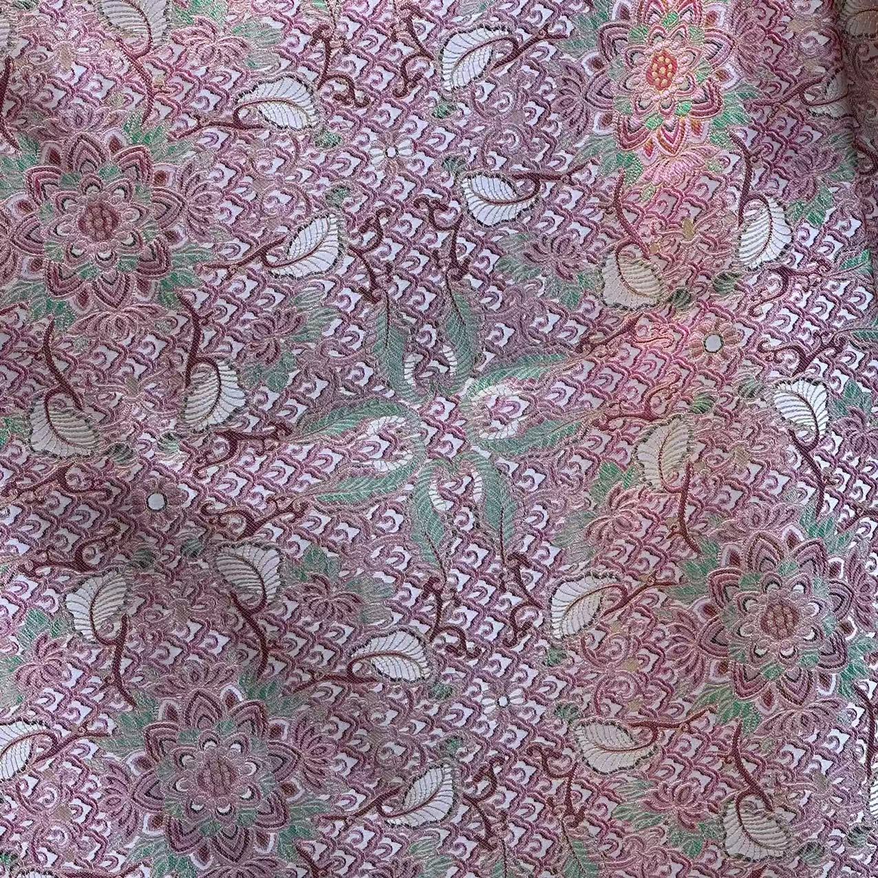 【彩菱宝相】宋锦桑蚕丝定制面料不支持七天无理由