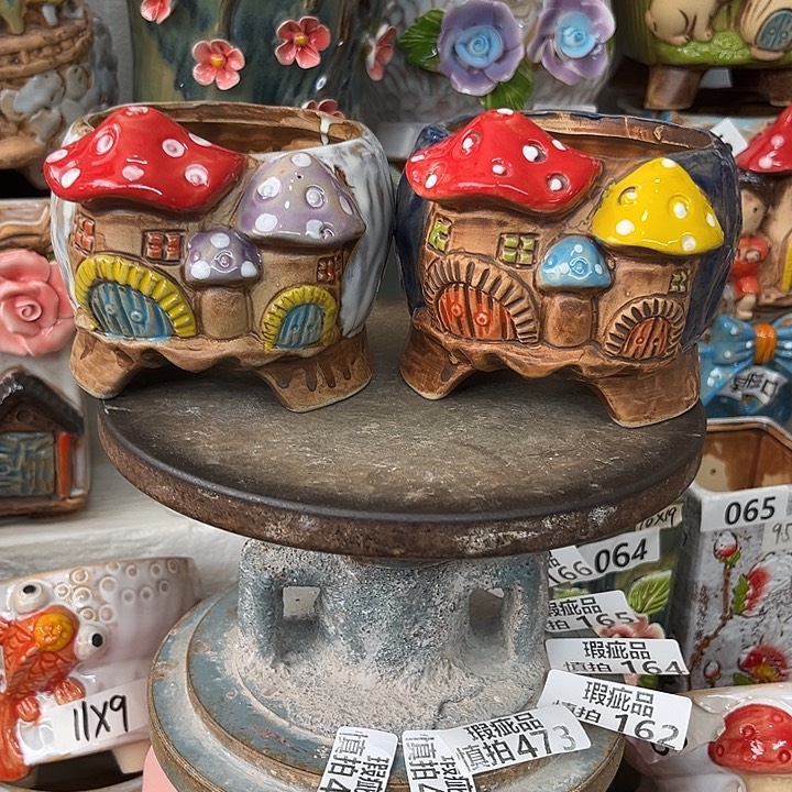 花盆紫砂粗陶材质多肉花盆