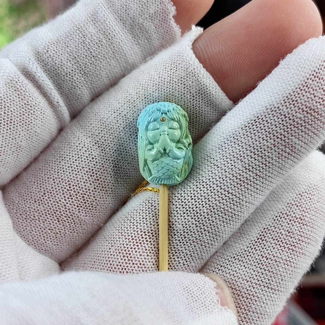 绿松石珠宝奇石未镶嵌