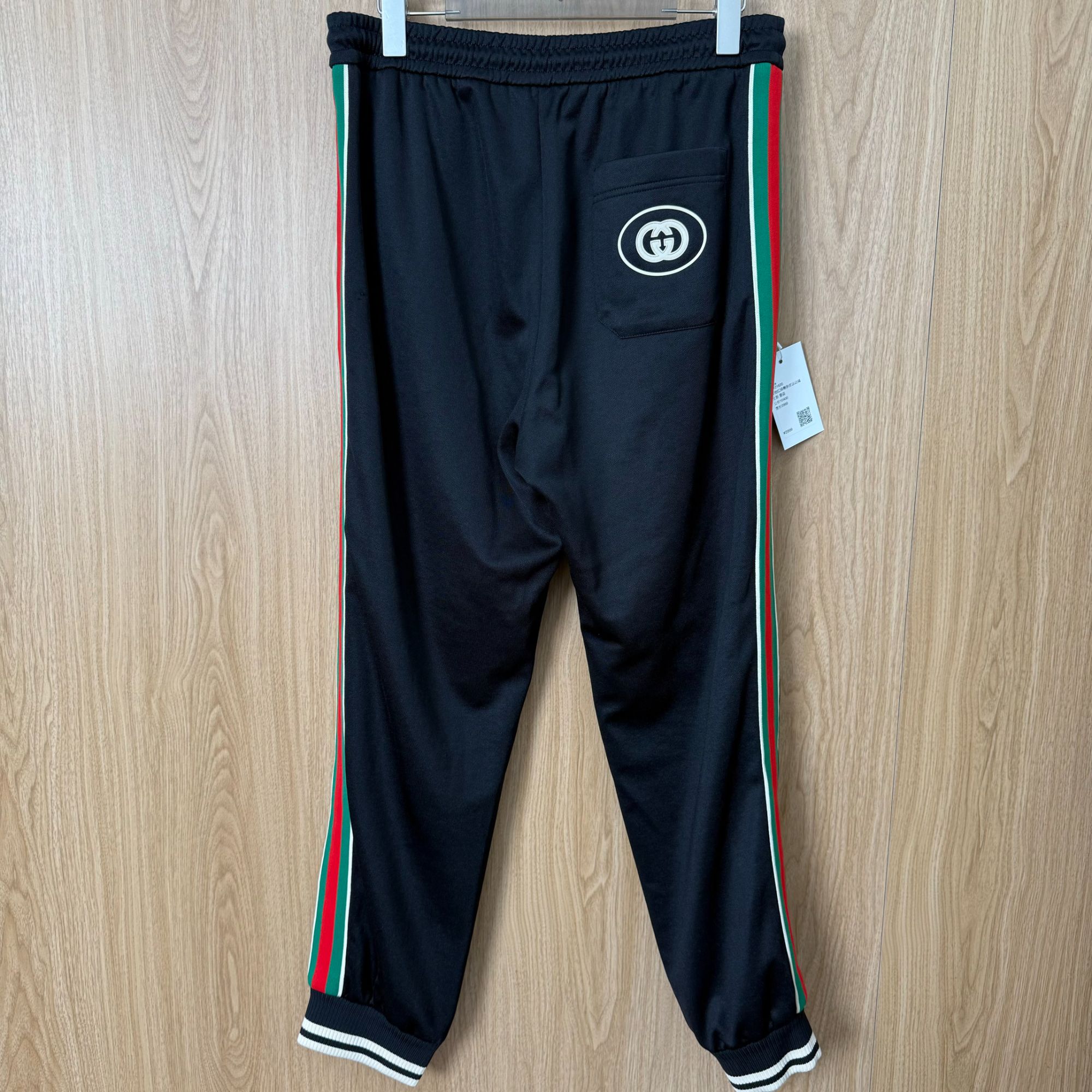 未使用 GUCCI/古驰 红绿侧条纹运动裤L码