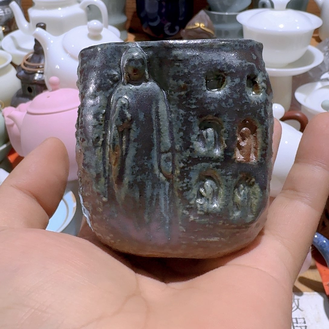 瑕疵茶具。介意勿拍