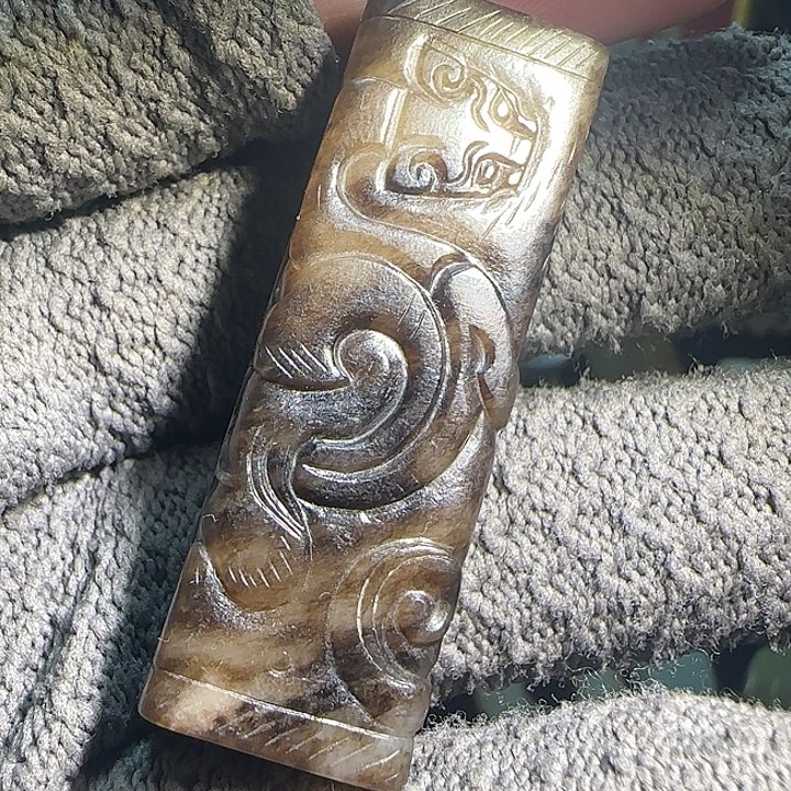 和田玉未镶嵌吊坠(不含链)